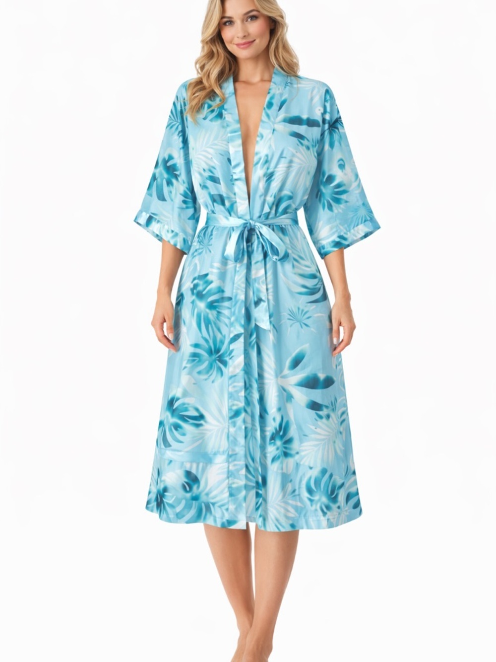 VersaillesTropical Blue Kimono
